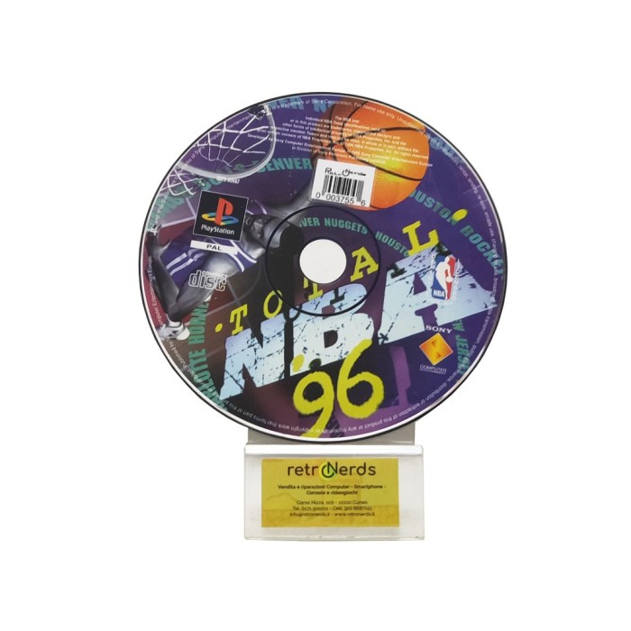 Gioco Sony Playstation PS1 - TOTAL NBA 96 - Loose Solo Gioco