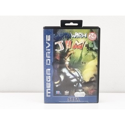 Gioco Sega Mega Drive - Earthworm Jim il lombrico con la tuta magica!