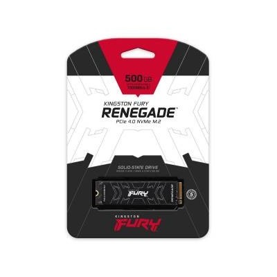 Kingston Fury Renegade SSD 500GB M.2 NVMe 7300/3900 MB/s PCi Ex 4.0 - SFYRS/500G