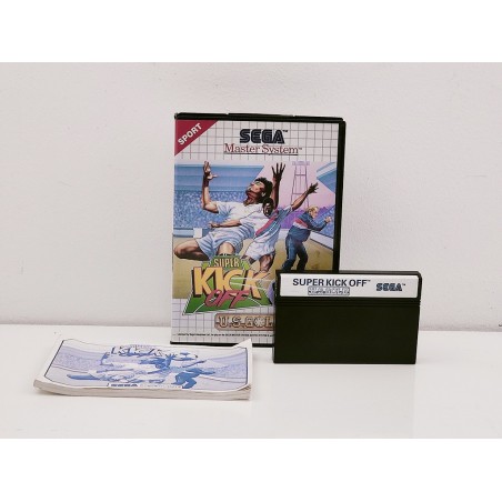 Gioco Sega Master System - Super Kick Off completo di cover e libretto