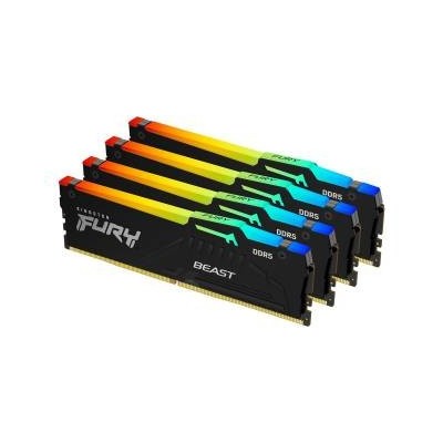  Kingston Fury Beast RGB 128GB Kit 4x32GB DDR5 5600MHz CL40 - Memorie RAM