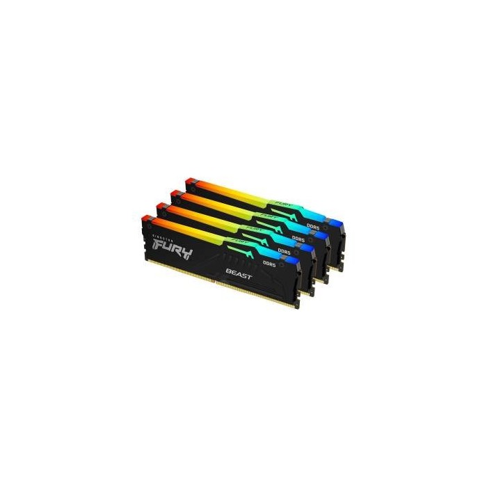  Kingston Fury Beast RGB 128GB Kit 4x32GB DDR5 5600MHz CL40 - Memorie RAM