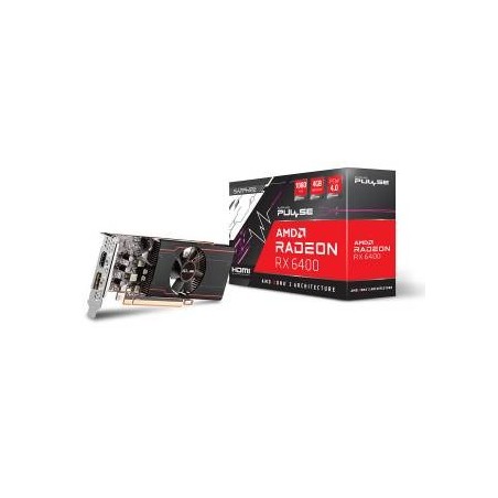 Sapphire Radeon RX 6400 Pulse 4GB GDDR6 HDMI/DP PCi Ex 4.0 16x