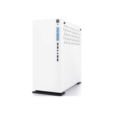 In Win 303 WHITE Middle Tower Paratia laterale vetro temperato - Bianco No-Power mATX/miniITX/ATX