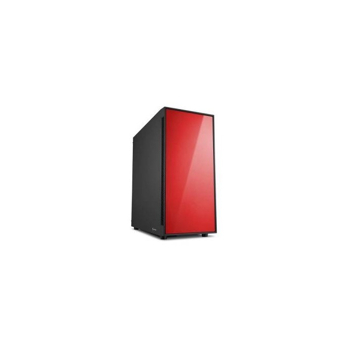 Sharkoon AM5 Silent Red Middle Tower No Power MinITX/mATX/ATX Nero/Rosso