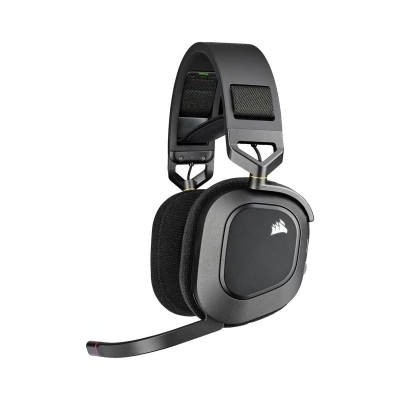 Corsair HS80 RGB Wireless Cuffie con Microfono PC/PS4/Xbox One Carbon "Corsair Renewed"