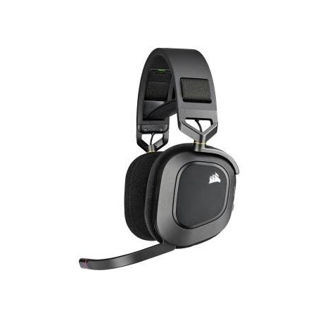 Corsair HS80 RGB Wireless Cuffie con Microfono PC/PS4/Xbox One Carbon "Corsair Renewed"