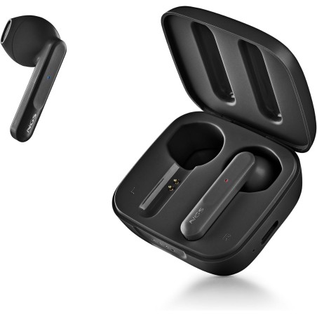 NGS ARTICA MOVE BLACK - Auricolare Wireless Compatibile con Tecnologia Bluetooth 5.3. e TWS  Controllo Touch