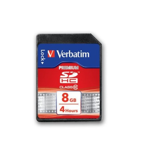 Verbatim 8GB SDHC 43961 10/10MB/s Classe 10