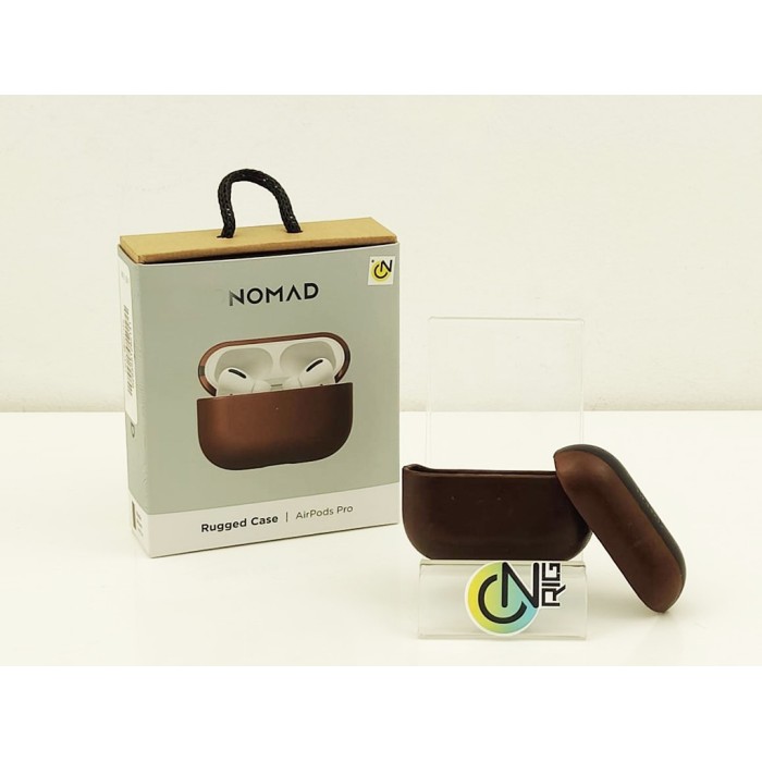 Cover NOMAND Rugged Case Rustic-Brown Leather AirPods Pro