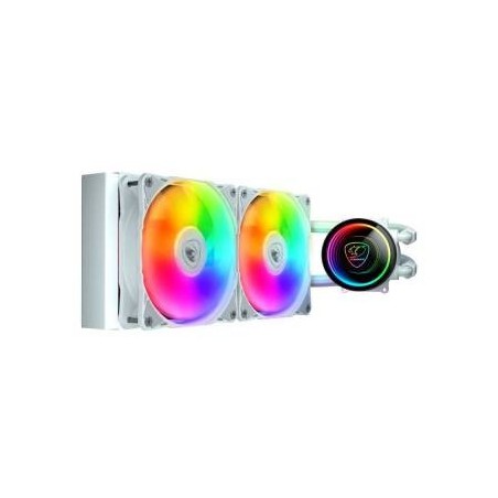 Cougar Poseidon Elite 240 ARGB Bianco CPU Liquid Cooler Intel 1851/1700 AMD AM4/AM5 