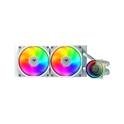 Cougar Poseidon Elite 240 ARGB Bianco CPU Liquid Cooler Intel 1851/1700 AMD AM4/AM5 