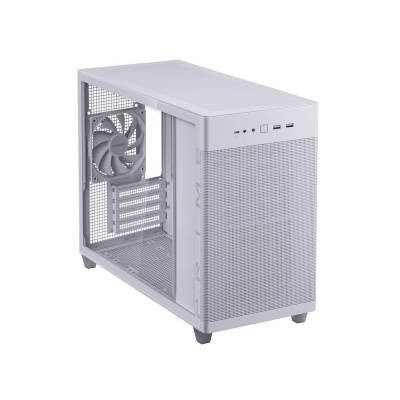 Asus Prime AP201 Mini Tower Vetro Temperato No-Power minITX/mATX Bianco