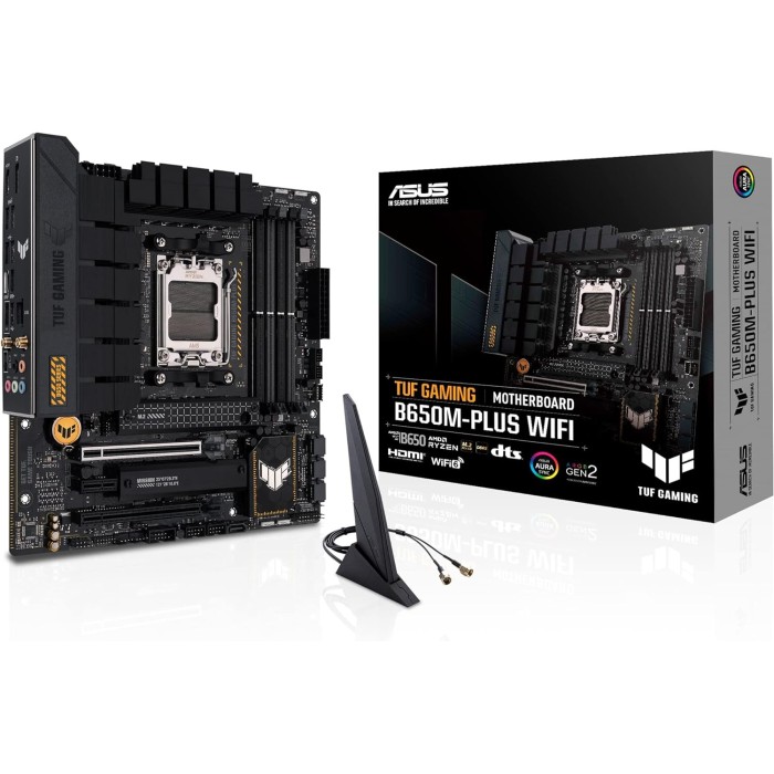 ASUS TUF Gaming B650M-PLUS WIFI AMD B650 4*DDR5 2*M.2 4*SataIII AM5 HDMI/DisplayPort mATX             