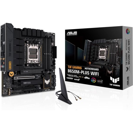 ASUS TUF Gaming B650M-PLUS WIFI AMD B650 4*DDR5 2*M.2 4*SataIII AM5 HDMI/DisplayPort mATX             