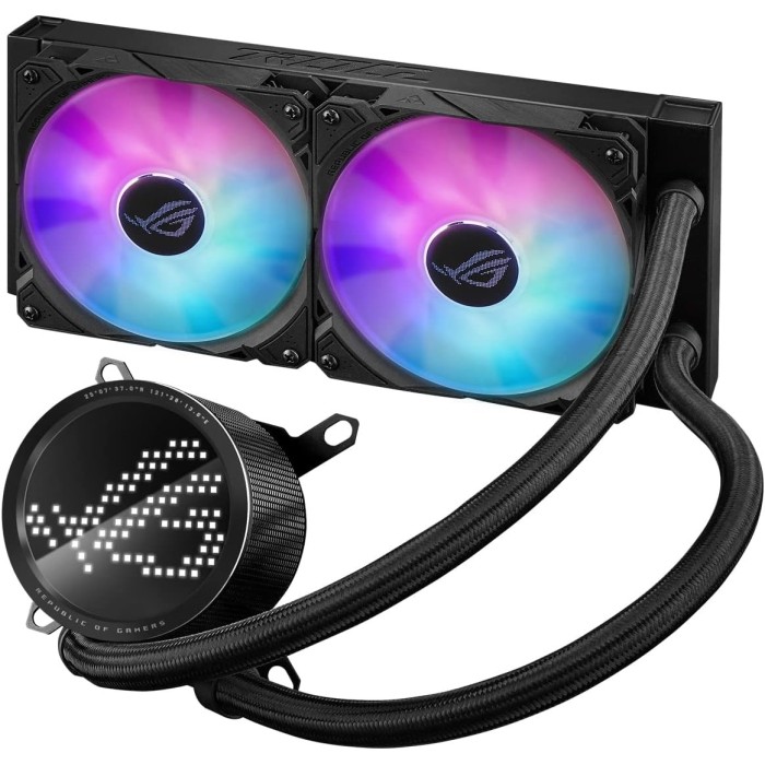 Asus ROG Ryuo III 240 CPU Liquid Cooler LCD Panel Intel 1200/1700 AMD AM4/AM5