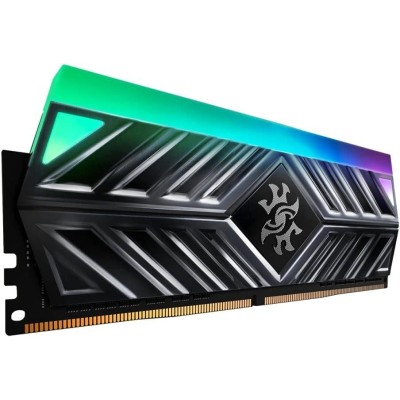 Adata AX4U36008G18I-ST41 XPG Spectrix D41 RGB 8GB DDR4 3600MHz CL18 Titanium Gray