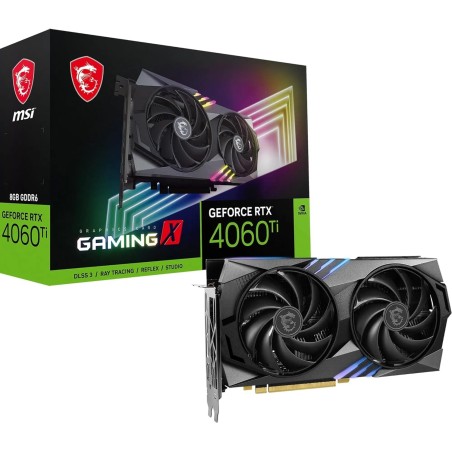 MSI GeForce RTX 4060 Ti Gaming X 8G GDDR6 DLSS3 1*HDMI/3*DisplayPort PCi Ex 4.0 16x