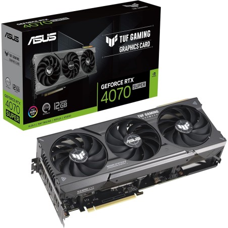 Asus TUF Gaming GeForce RTX 4070 Super 12GB GDDR6X DLSS3 1*HDMI/3*DP PCi Ex 4.0 16x