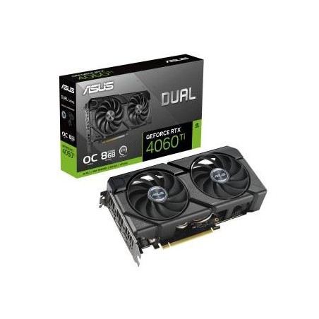 ASUS Dual GeForce RTX 4060 Ti EVO OC Edition 8GB GDDR6 DLSS3 1*HDMI/3*DP PCi Ex 4.0 16x