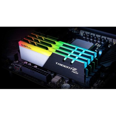 GSkill F4-3200C16D-16GTZN Trident Z Neo RGB 16GB Kit 2x8GB 3200MHz CL16