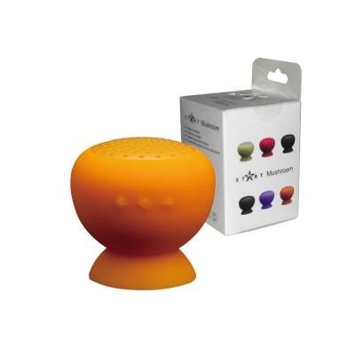 Start MUSHROOM Speaker Bluetooth con Microfono Ventosa Portatile ARANCIO