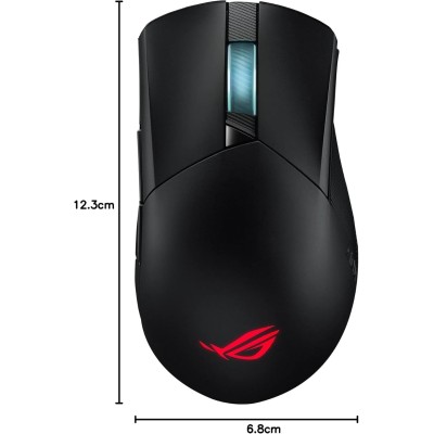 Asus ROG Gladius III RGB Mouse Ottico 19000DPI 6 Tasti USB