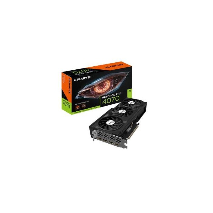 Gigabyte GeForce RTX 4070 Windforce OC 12GB GDDR6X DLSS3  1*HDMI/3*DP PCi Ex 4.0 16x