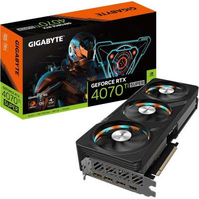 Gigabyte GeForce RTX 4070 Ti Super Gaming OC 16GB GDDR6X DLSS3 1*HDMI/3*DisplayPort PCie Ex 4.0 16x