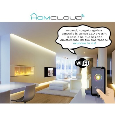 Homcloud - Striscia LED RGB + Bianco caldo wi-fi Kit dimmerabile 3m - NUOVO