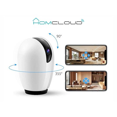 Homcloud - Telecamera Wi-Fi Speed 4S Pan&Tilt rotazione 355° e 90° - NUOVO