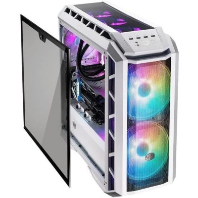 Cooler Master MasterCase H500P Mesh ARGB Middle Tower Vetro Temperato No-Power MinITX/mATX/ATX/E-ATX Bianco