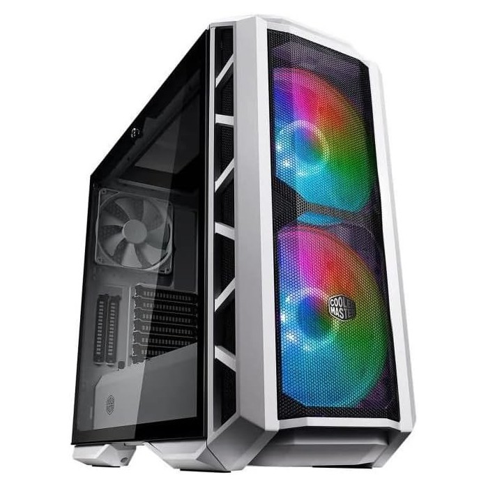 Cooler Master MasterCase H500P Mesh ARGB Middle Tower Vetro Temperato No-Power MinITX/mATX/ATX/E-ATX Bianco