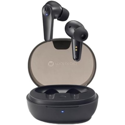 Motorola Moto Buds 600 ANC, True Wireless Stereo (TWS), Chiamate/Musica/Sport/Tutti i giorni, Auricolare, Nero