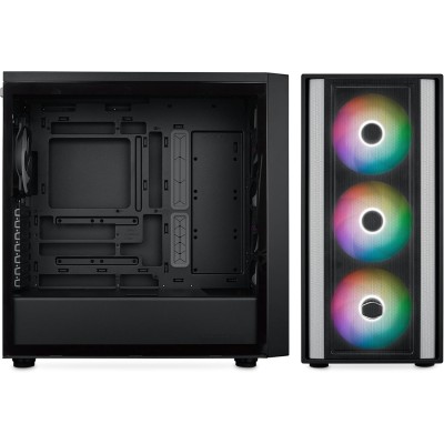 Cooler Master Masterbox 600 BTF ARGB Black Middle Tower Vetro Temperato No-Power Mini-ITX/mATX/ATX/E-ATX