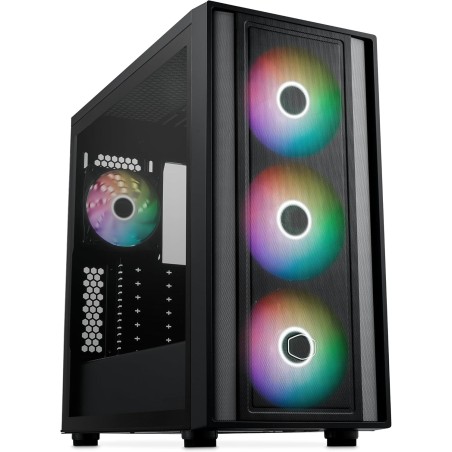 Cooler Master Masterbox 600 BTF ARGB Black Middle Tower Vetro Temperato No-Power Mini-ITX/mATX/ATX/E-ATX