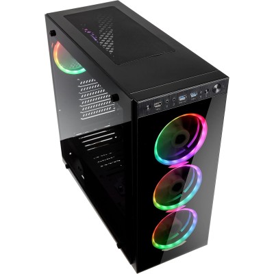 Kolink Horizon ARGB Middle Tower Vetro Temperato No-Power minITX/mATX/ATX