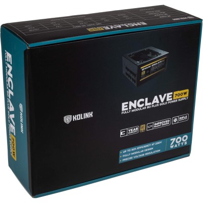 Kolink Enclave 700W Modulare 80+ Gold PFC Attivo ATX