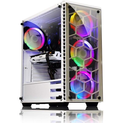 Kolink Observatory ARGB Middle Tower Vetro Temperato No Power minITX/mATX/ATX/E-ATX Bianco