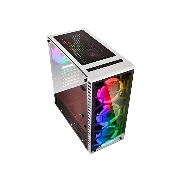 Kolink Observatory ARGB Middle Tower Vetro Temperato No Power minITX/mATX/ATX/E-ATX Bianco