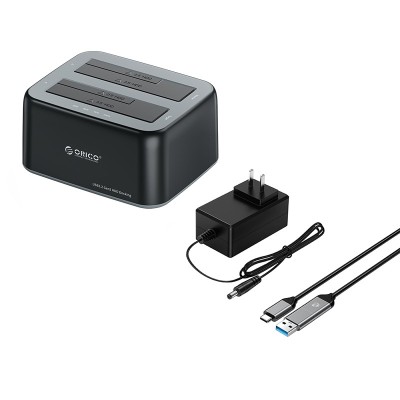 Orico 6829C3-V1 HDD Docking Station 2*Sata 2.5"/3.5" USB-C Nero