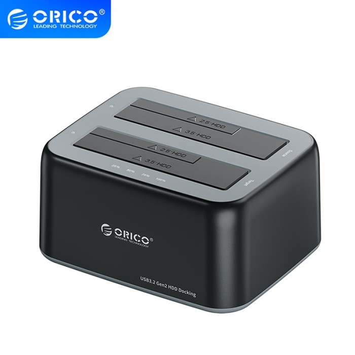 Orico 6829C3-V1 HDD Docking Station 2*Sata 2.5"/3.5" USB-C Nero