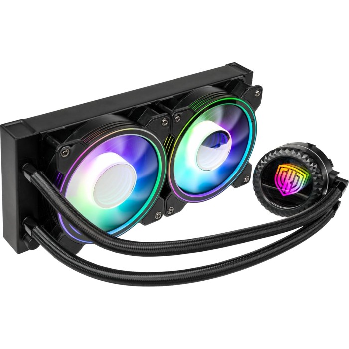 Kolink Umbra Void ARGB 240 Black CPU Liquid Cooler Intel 1851/1700 AMD AM5/AM4