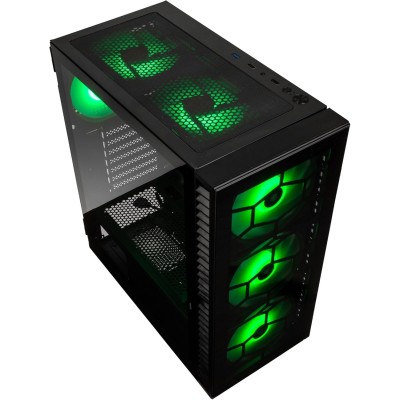 Kolink Observatory HF Glass Black ARGB Case Midi Tower Vetro Temperato No-Power minITX/mATX/ATX