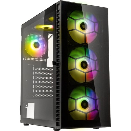 Kolink Observatory HF Glass Black ARGB Case Midi Tower Vetro Temperato No-Power minITX/mATX/ATX