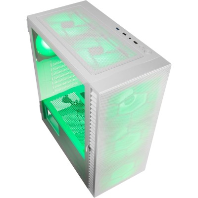 Kolink Observatory HF Mesh White ARGB Case Midi Tower Vetro Temperato No-Power minITX/mATX/ATX