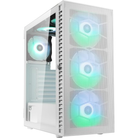 Kolink Observatory HF Mesh White ARGB Case Midi Tower Vetro Temperato No-Power minITX/mATX/ATX