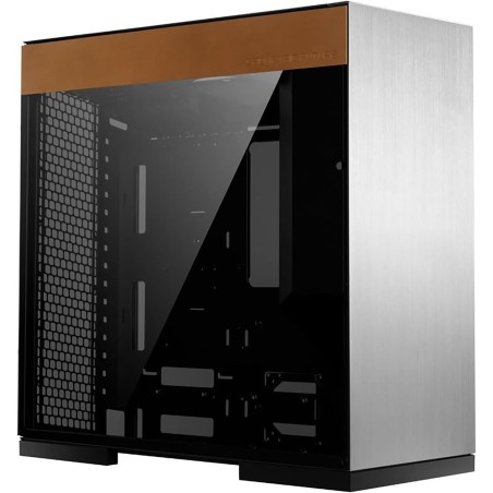 Geometric Future Cowboy Case Mid Tower No-Power Vetro Temperato minITX/mATX/ATX/SSI-EEB Argento