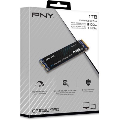 PNY CS1030 SSD 1TB M.2 NVMe 2,100/1,700 MB/s PCIe 3.0