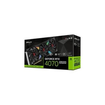 PNY GeForce RTX 4070 Super XLR8 Gaming VERTO OC 12GB GDDR6X DLSS3 1*HDMI/3*DP PCi Ex 4.0 16x